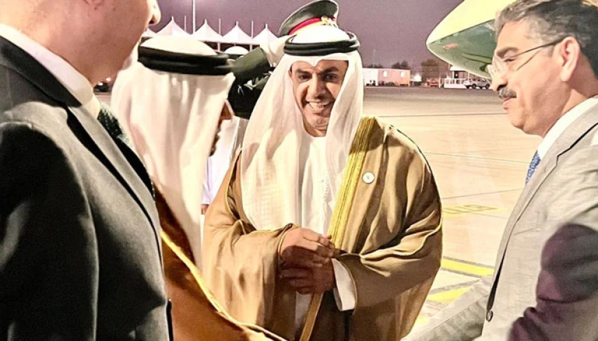 Care Taker PM of Pakistan reaches Dubai to attend COP-28