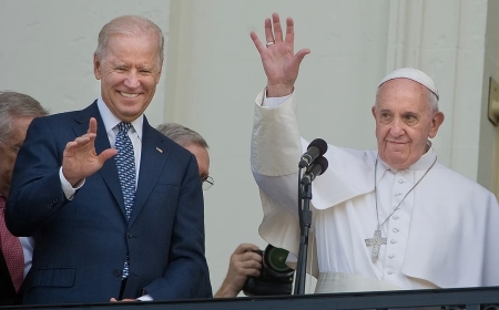 The Pope has urged governments to prioritize the battle against climate change before national interests