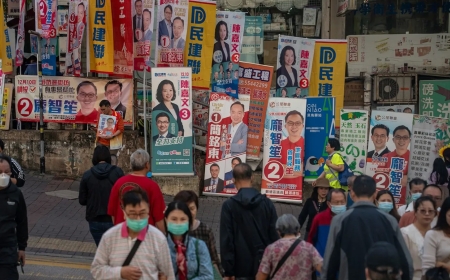 Voters in Hong Kong reject the "patriots only" election, resulting in historically low turnout