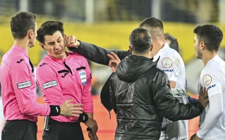 After the club president attacks the referee, football in Turkey is halted indefinitely