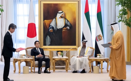 Tokyo chief is eager to collaborate with the UAE on green projects, from solar paint to traffic solutions