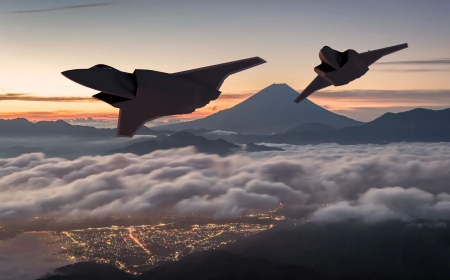 To produce next-generation fighter planes in Britain, the UK strikes agreements with Italy and Japan