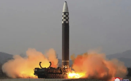 North Korea resumes firing missiles into the sea by launching a long-range ballistic missile