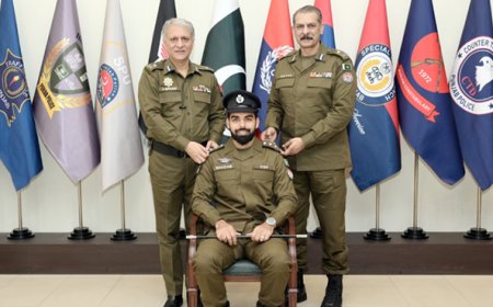 Shadab Khan "joins" the Punjab Police force