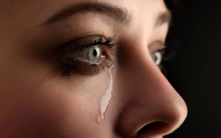 Human tears are a "natural antidote" to male violence.