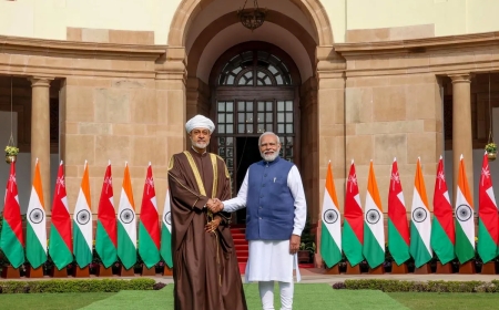 India and Oman decided to strengthen their commercial relations.