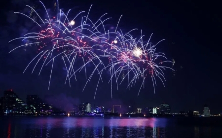 Sharjah prohibits fireworks displays on New Year's Eve.