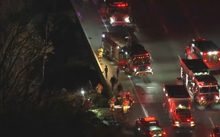 Indiana fishermen discover a driver stuck in a vehicle