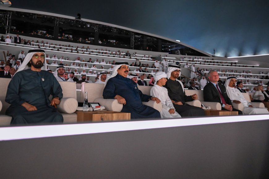 The 52nd Union Day event is seen by COP visitors, UAE Rulers, and President Mohammed bin Rashid