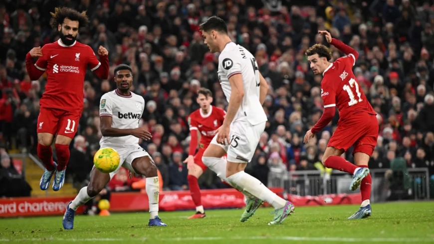 Liverpool's demolition of West Ham secures a spot in the League Cup semifinal