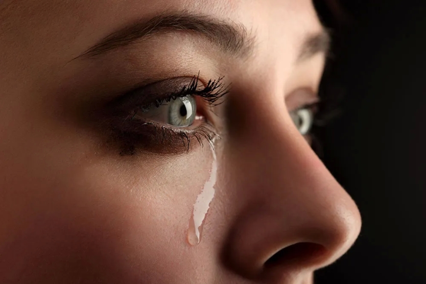 Human tears are a "natural antidote" to male violence.