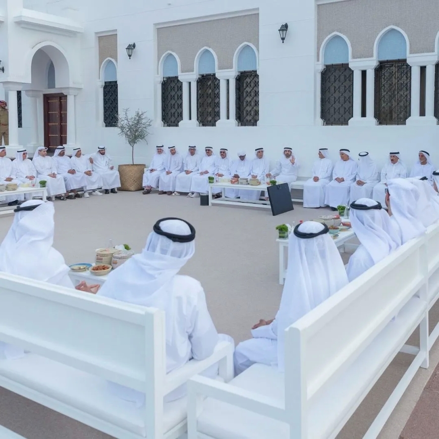 Dubai's Crown Prince engages with senior officials.