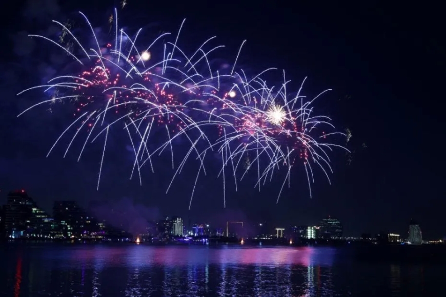 Sharjah prohibits fireworks displays on New Year's Eve.