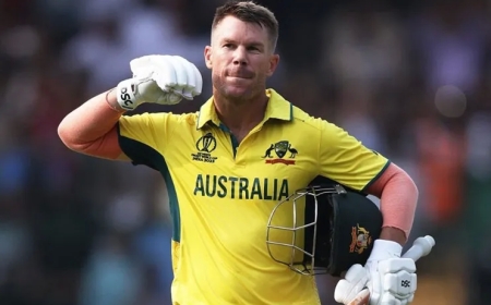 David Warner says goodbye to ODIs.