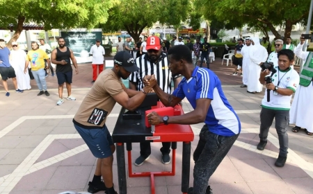 Dubai Police Hosts Arm Wrestling Championship