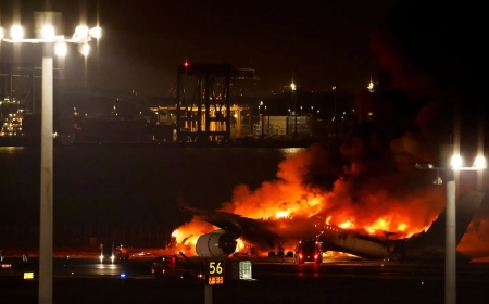 Miraculous Evacuation as Japanese Airlines Flight Collides