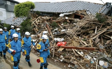 Strong earthquakes in Japan claim the lives of at least 62 people