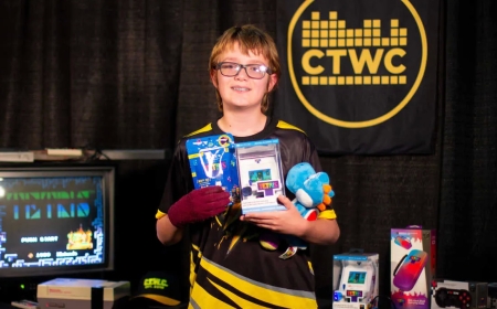 The 13-year-old beats Tetris