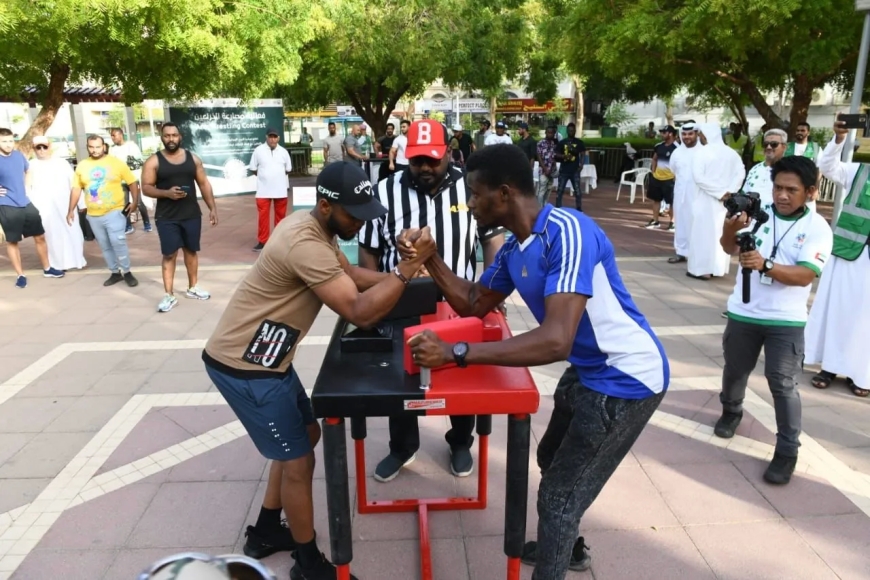 Dubai Police Hosts Arm Wrestling Championship