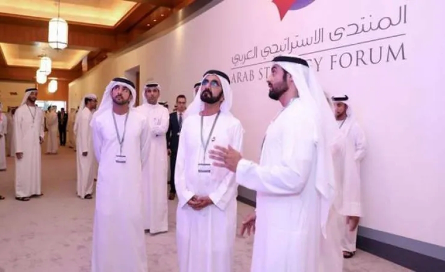 Arab Strategy Forum attendance by Mohammed bin Rashid
