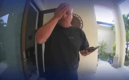 A man who shot his son enters a not-guilty plea in court.