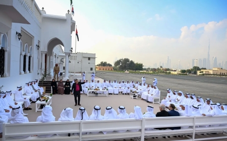 Crown Prince of Dubai attends a discussion about how Middle Eastern cities have advanced human progress.