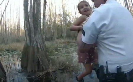 Police Rescue Missing Autistic Girl Using Thermal Imaging in Florida Swamp