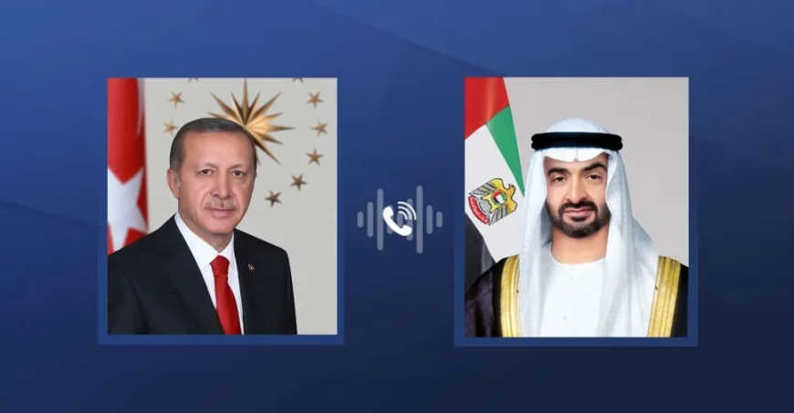 Presidents of the UAE and Turkey Talk About Regional Developments